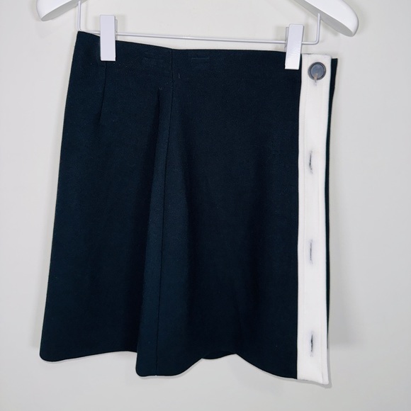 Black & White Button Down Mini Skirt By Kate Spade Size 6 - Picture 11 of 11